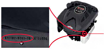 Push Mower Engines Push Mower Engine Model Number Location
